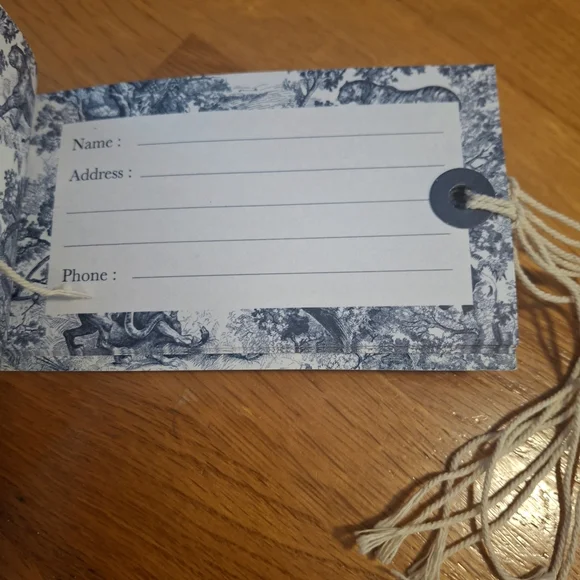 Dior Dioriviera Travel Bag Luggage Tag Set Of 6 Pieces New - Picture 4 of 6